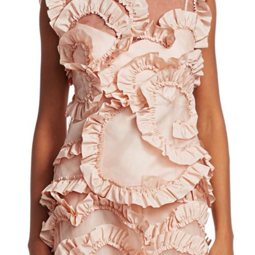 Gracia Peach Color Ruffled Blouse Size Small - Picture 6 of 8